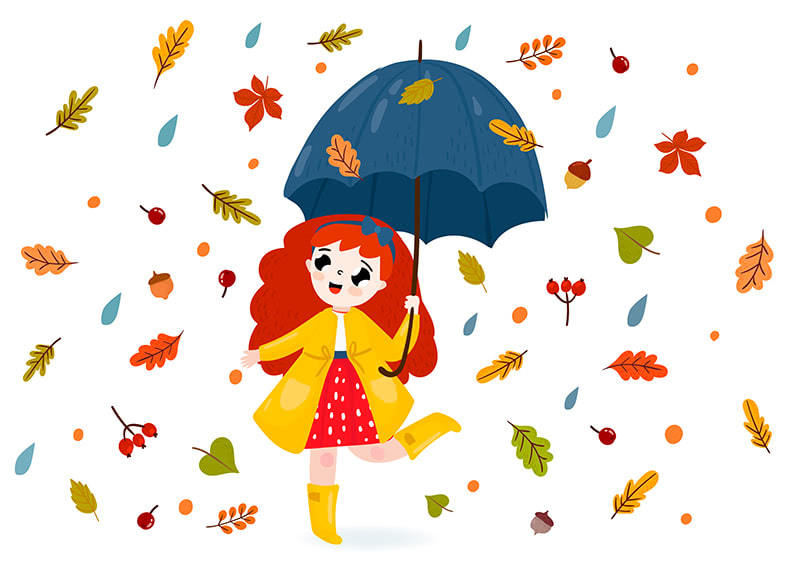 Стихи про осень для детей 1-2-3 лет - короткие стишки - читать | Мишкины  книжки