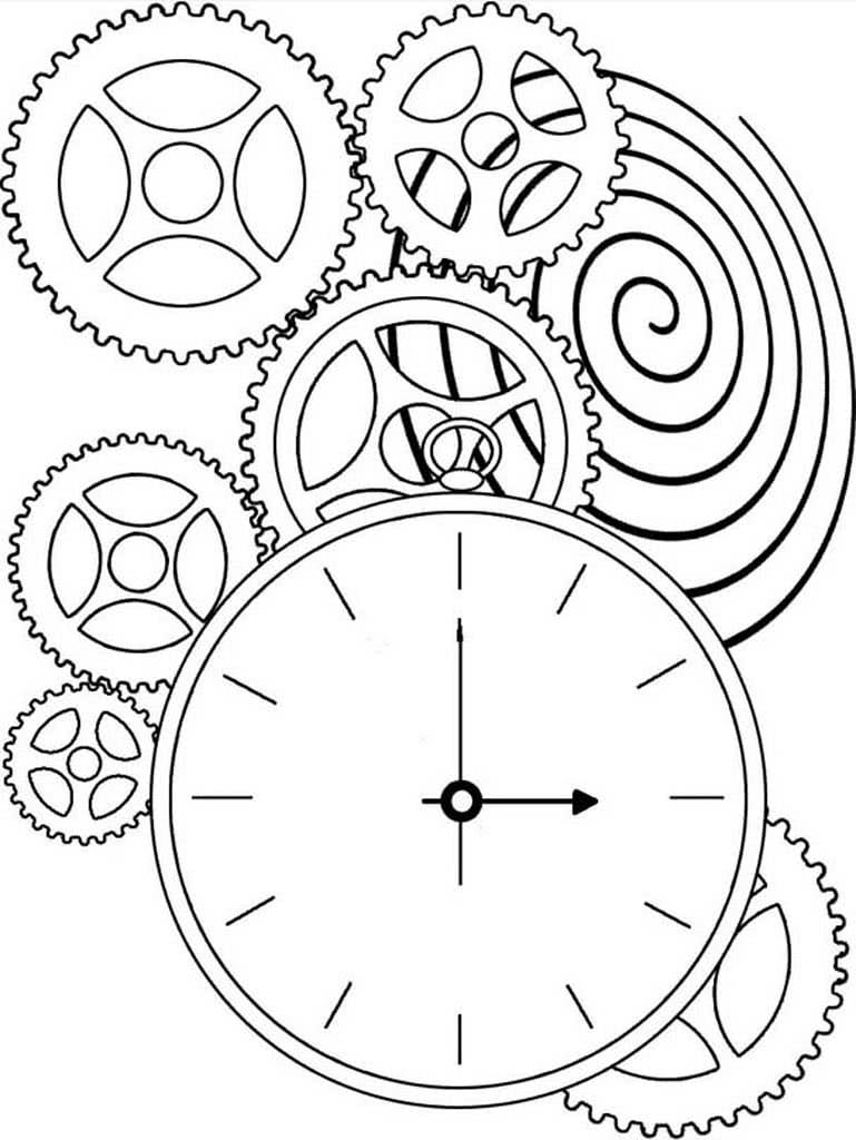 Набор «Подводный мир»: часы-раскраска наручные 22 × 3.5 см, мялка-антистресс