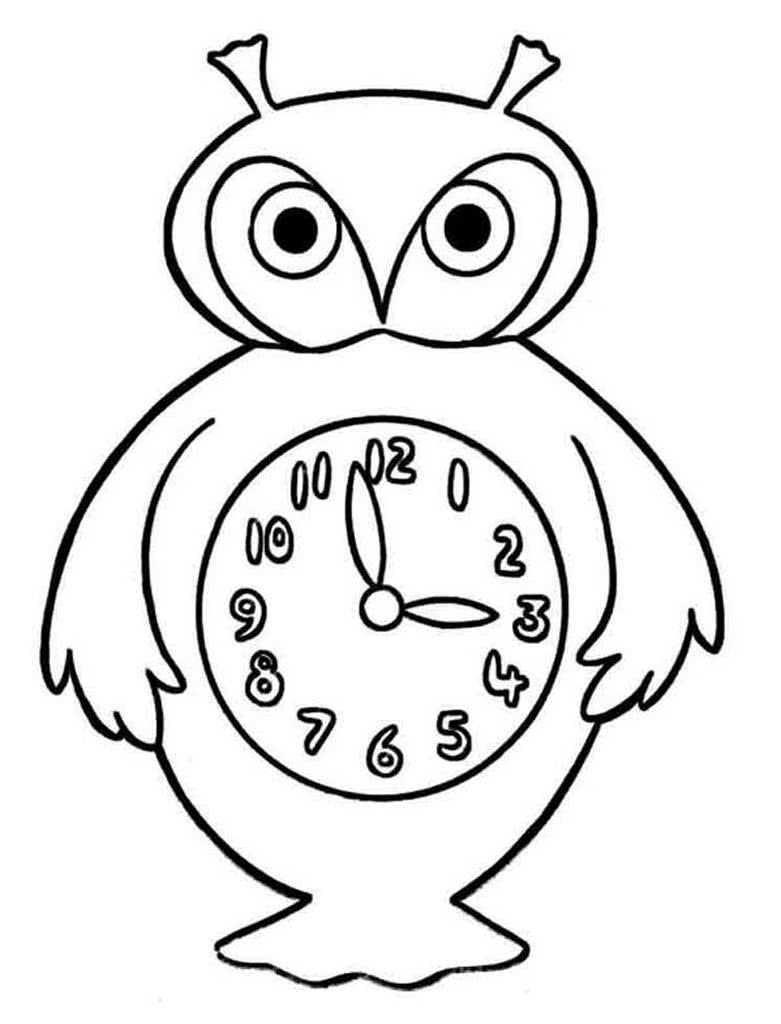 Часы в форме совы