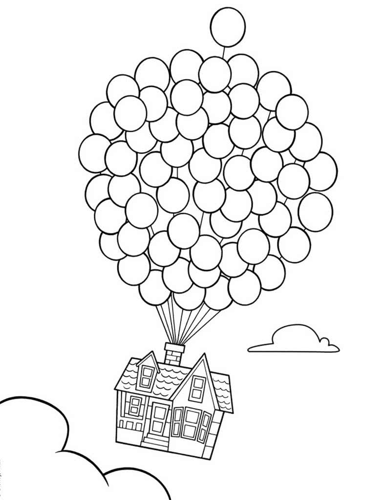 Дом с воздушными шариками