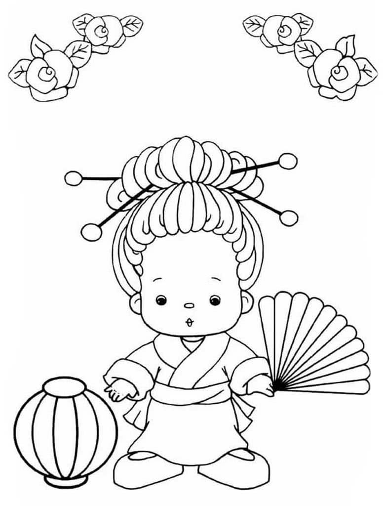Кукла китаянка