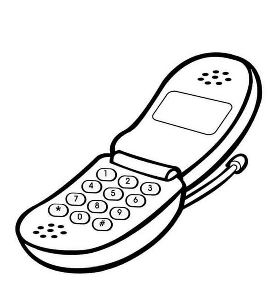 Сотовый телефон раскладушка с антенной