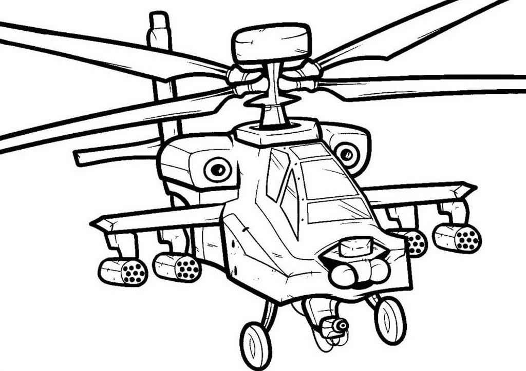 Военный вертолетик с глазами
