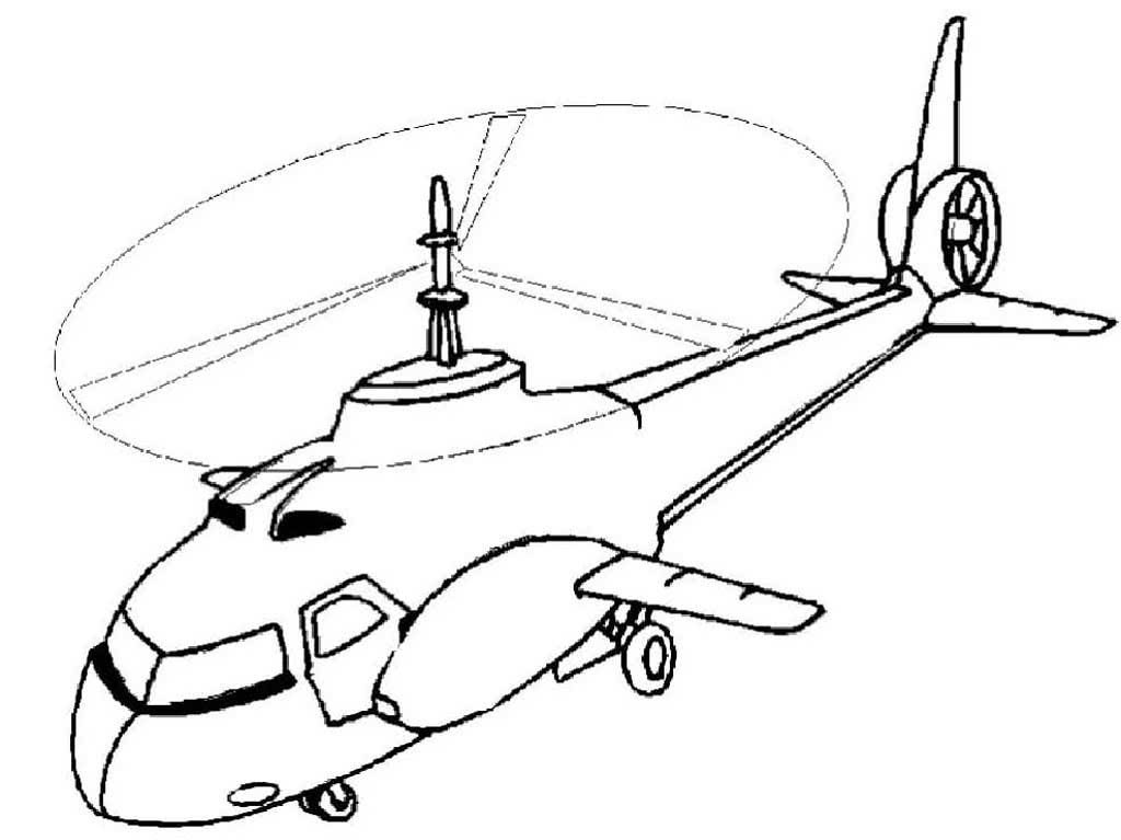Одновинтовой вертолет с хвостовым винтом
