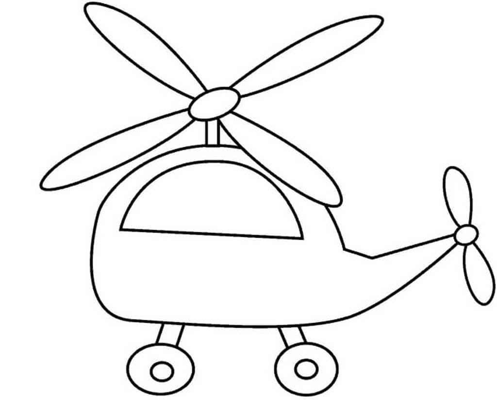 Вертолет с колесами