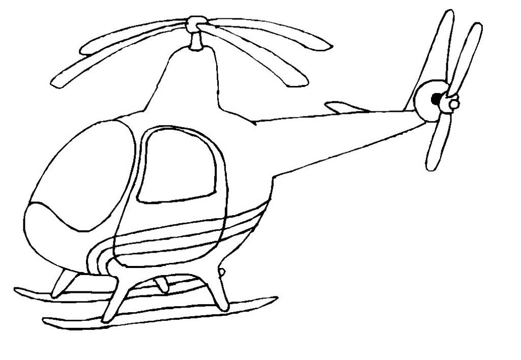 Воздушный транспорт вертолет