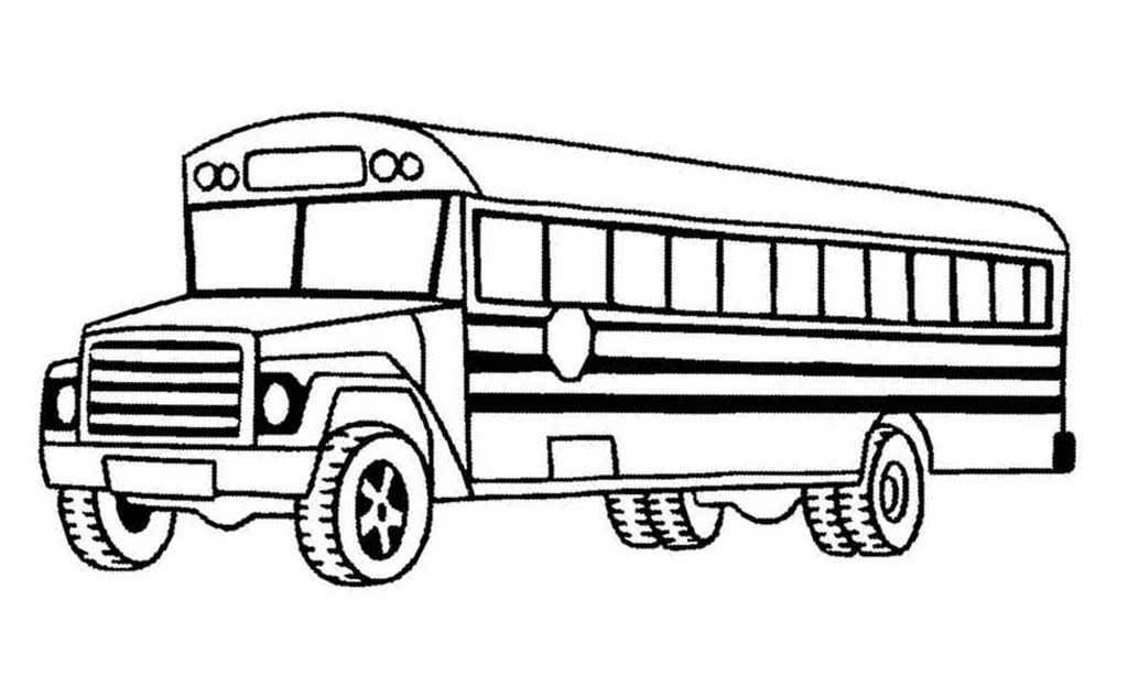 Школьный американский автобус