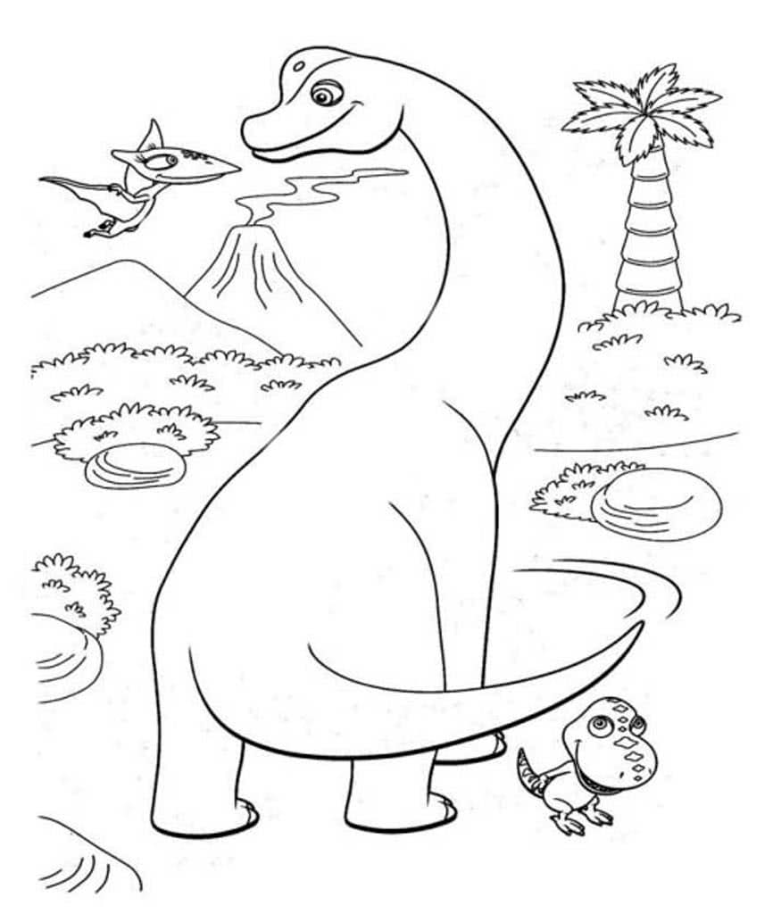 Динозавры на прогулке