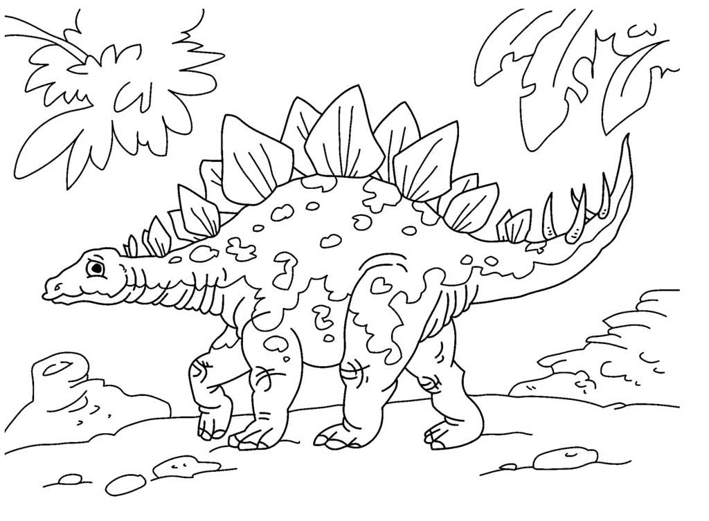 Динозавры. Раскраски для малышей