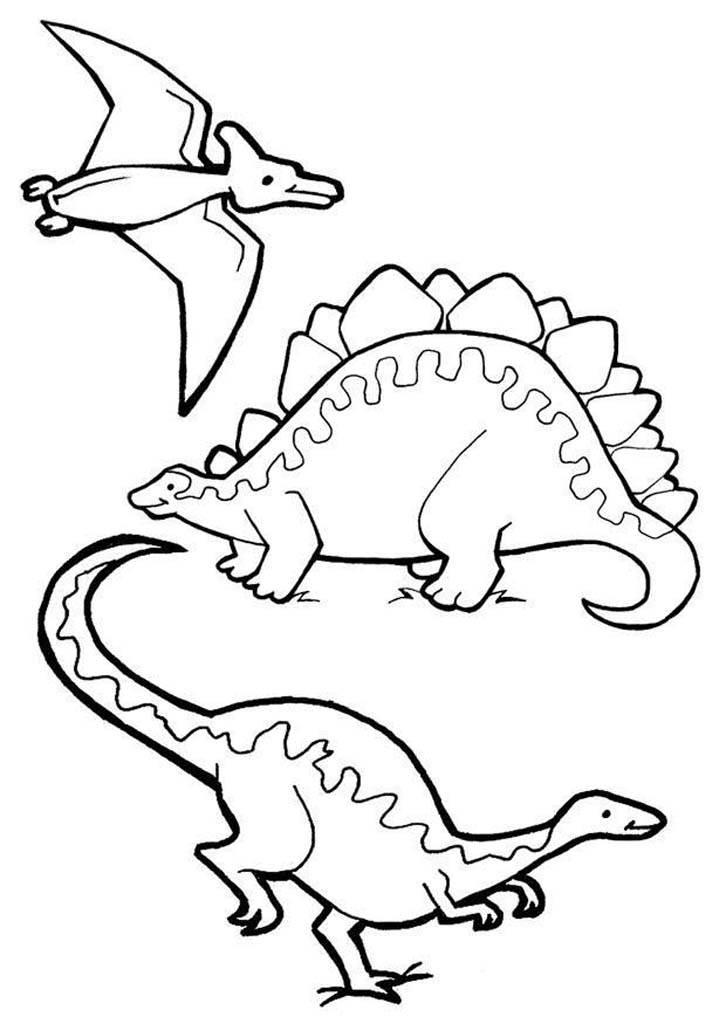 Птеродактиль стегозавр и тиранозавр