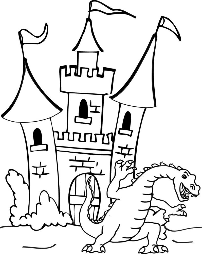Раскраски драконов для детей