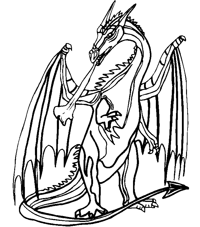 Пылающий дракон