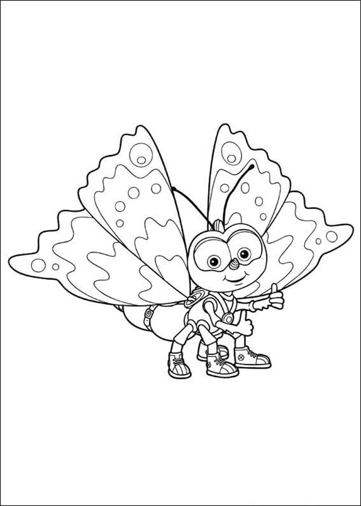 Бабочка из мультика Фифи и цветочные малыши
