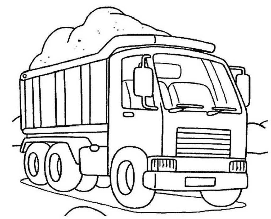 Детский рисунок грузовой автомобиль