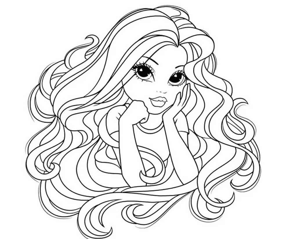 Куколка Мокси с длинными волнистыми волосами