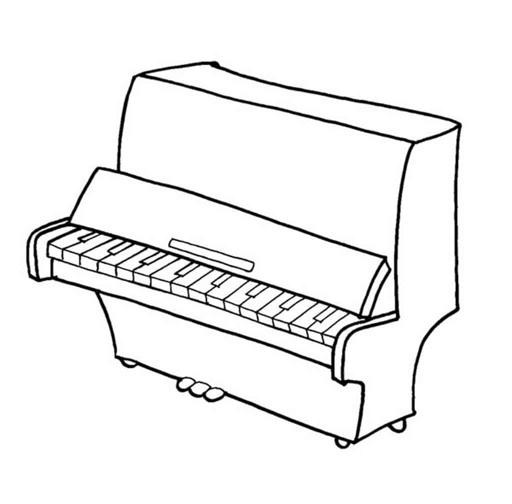 Музыкальный инструмент пианино
