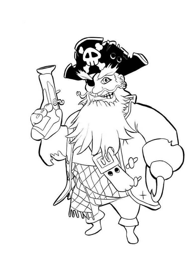 Пират с пистолетом