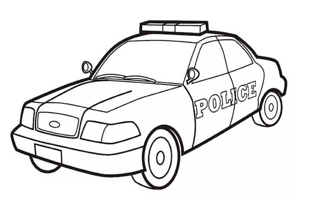 Легковая машина полиции