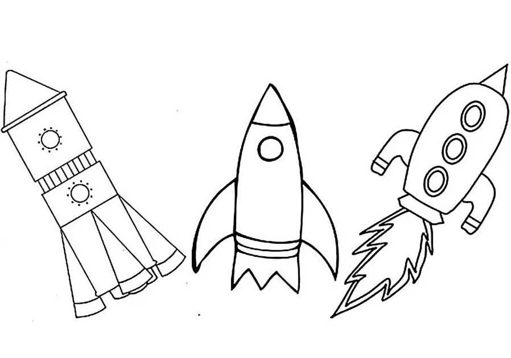 Три вида космического корабля
