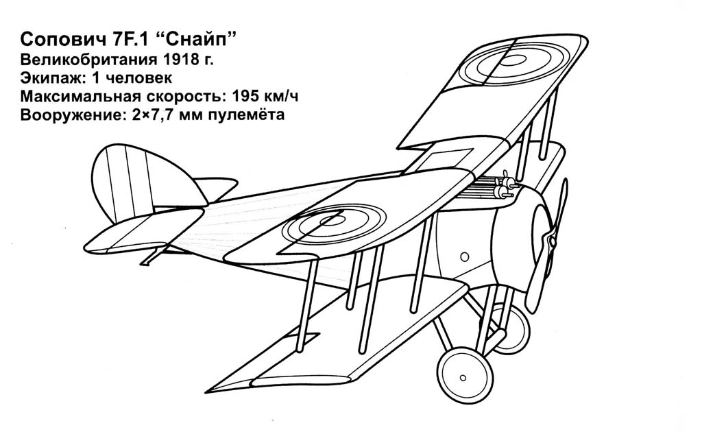 Великобританский самолет Сопович 7F.1 