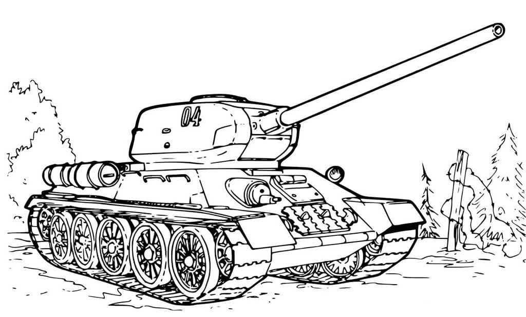 Советский танк 04