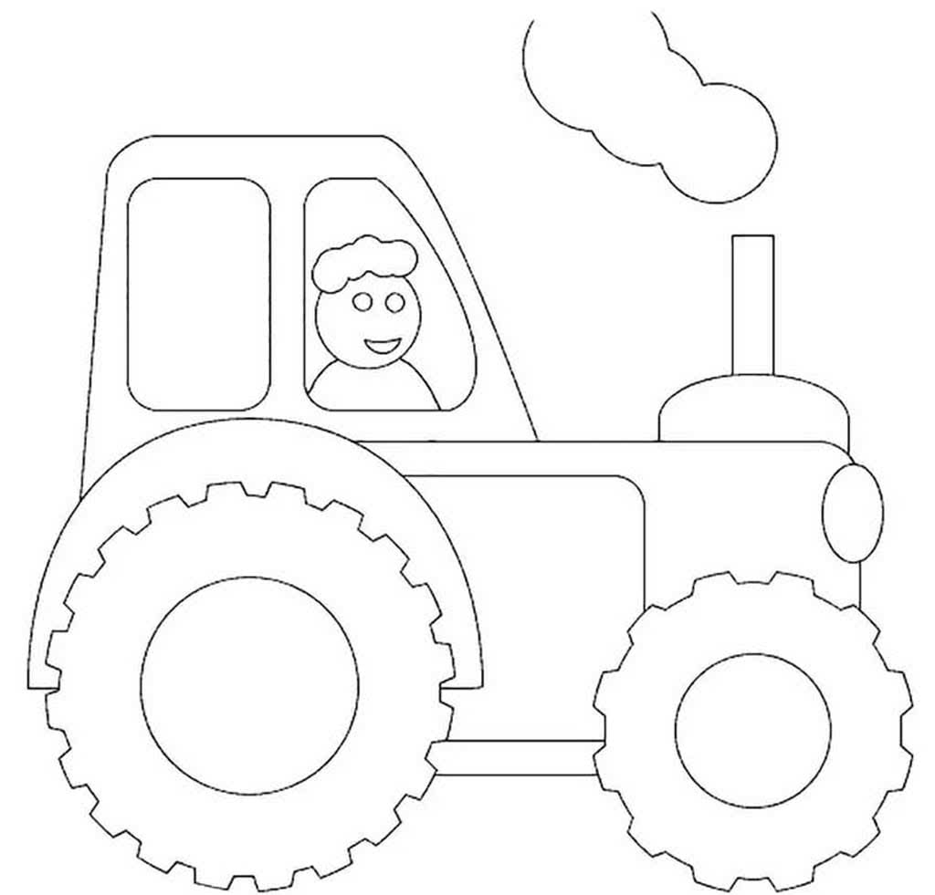 Трактор с трактористом