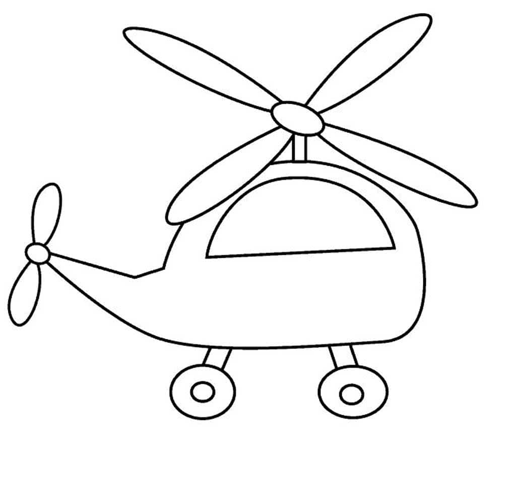 Маленький вертолет игрушка