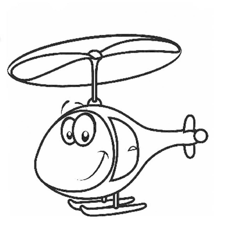 Улыбающийся вертолет