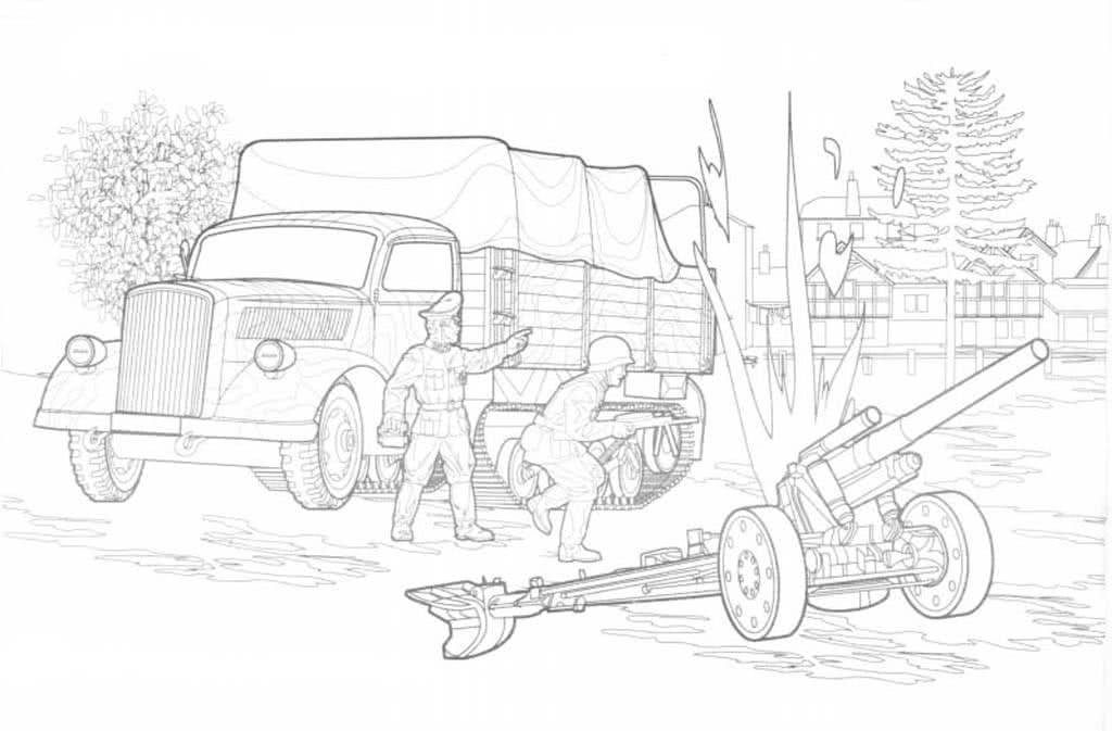Полугусеничная машина Маультир на базе грузовика