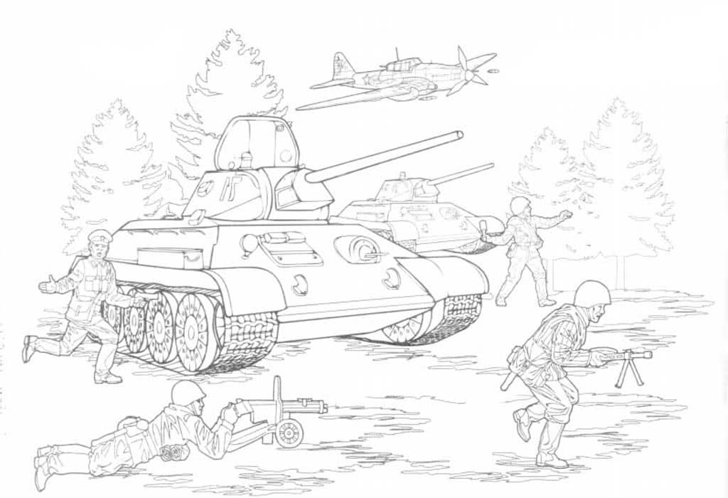 Военный танк Т34