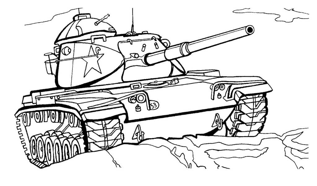 Советский танк со звездой