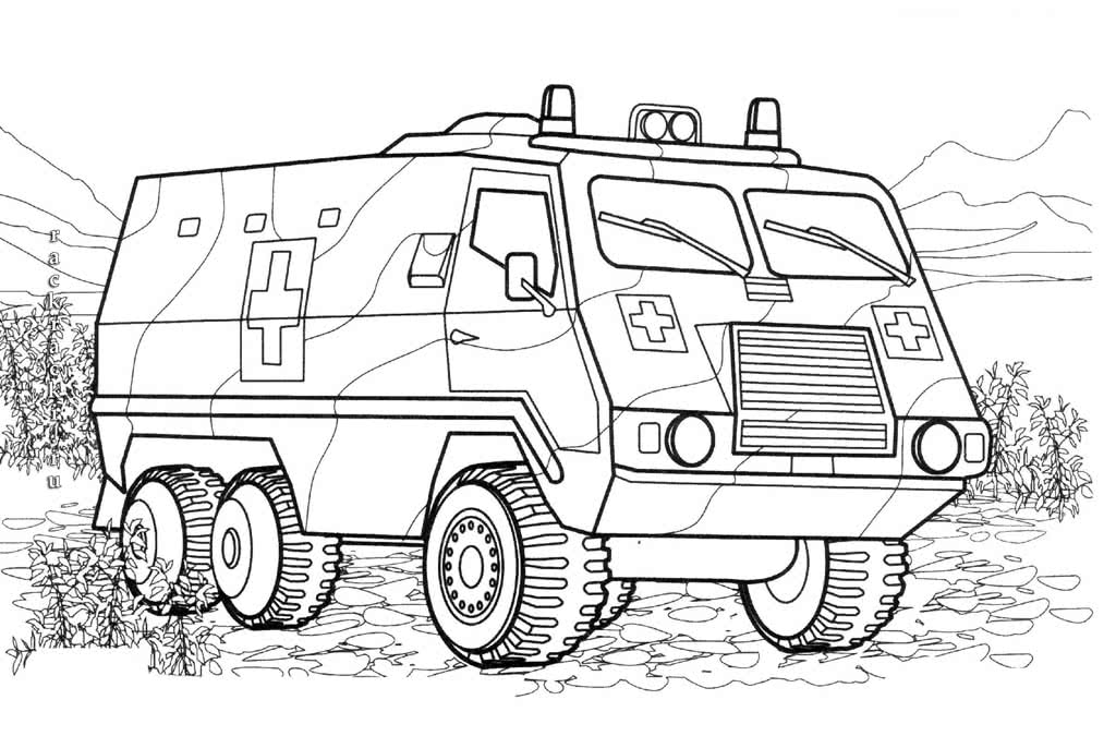 Военная машина скорой помощи