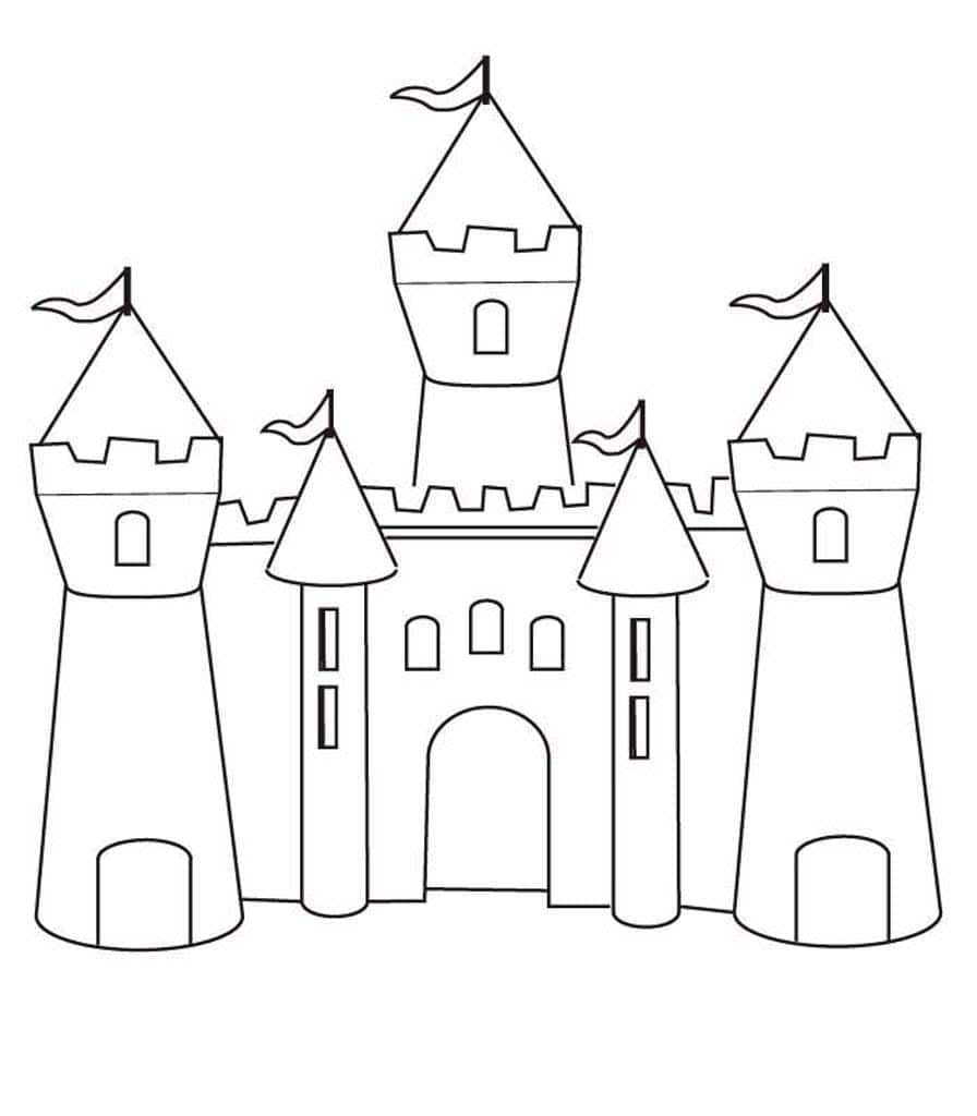 Замок с воротами
