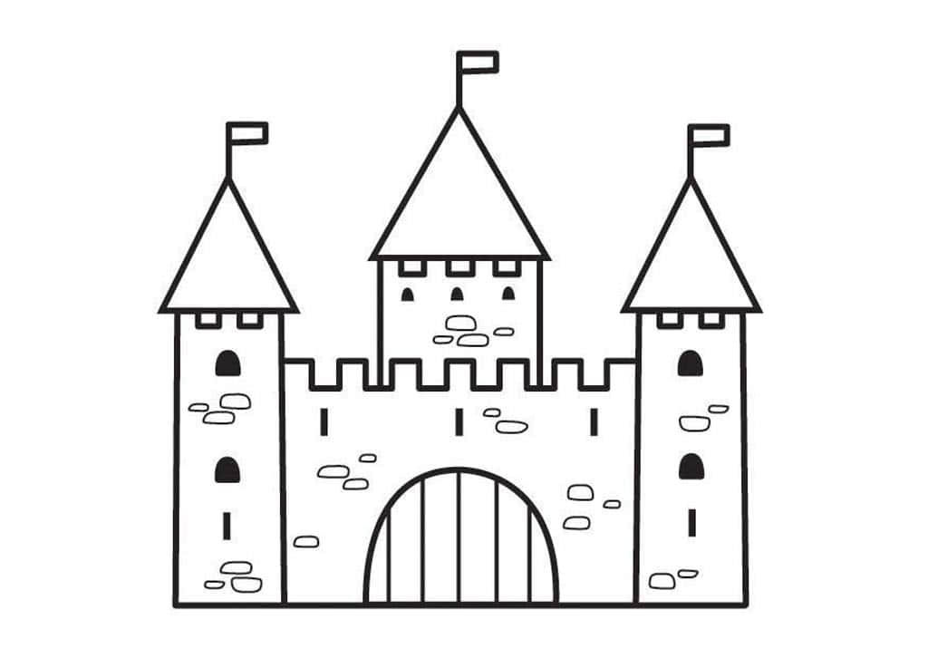 Замок с тремя башнями