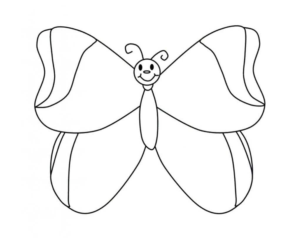 Бабочка простая