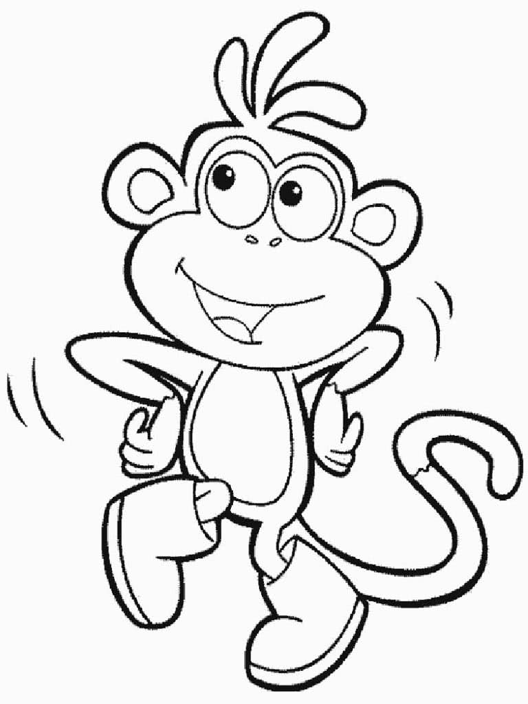 Танцующая обезьянка в сапогах