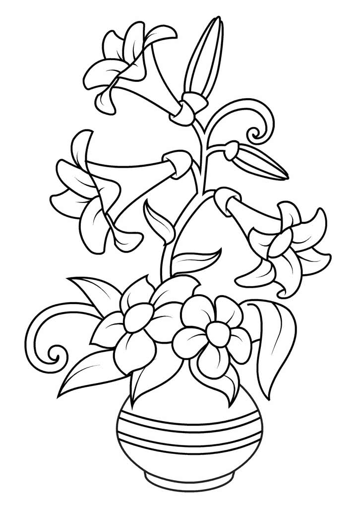 Лилии в вазе