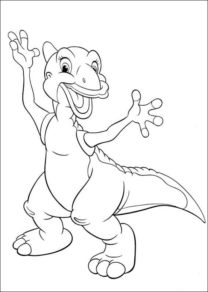 Радостный динозавр Даки