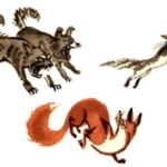 Кошка и лисица