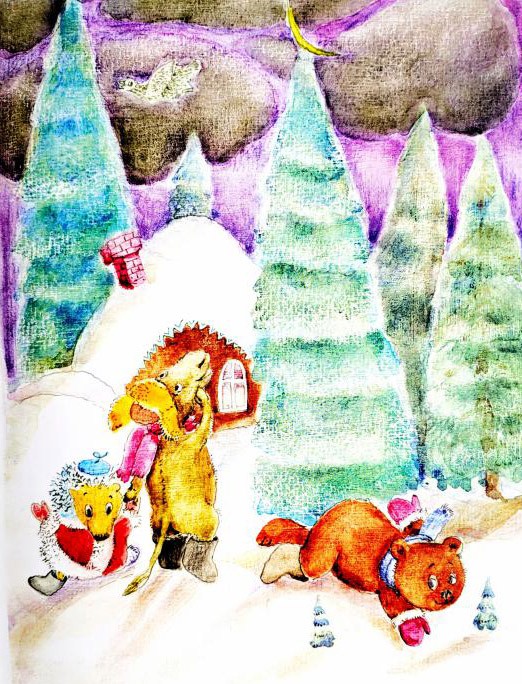 Как Ежик, Медвежонок и Ослик встречали Новый год
