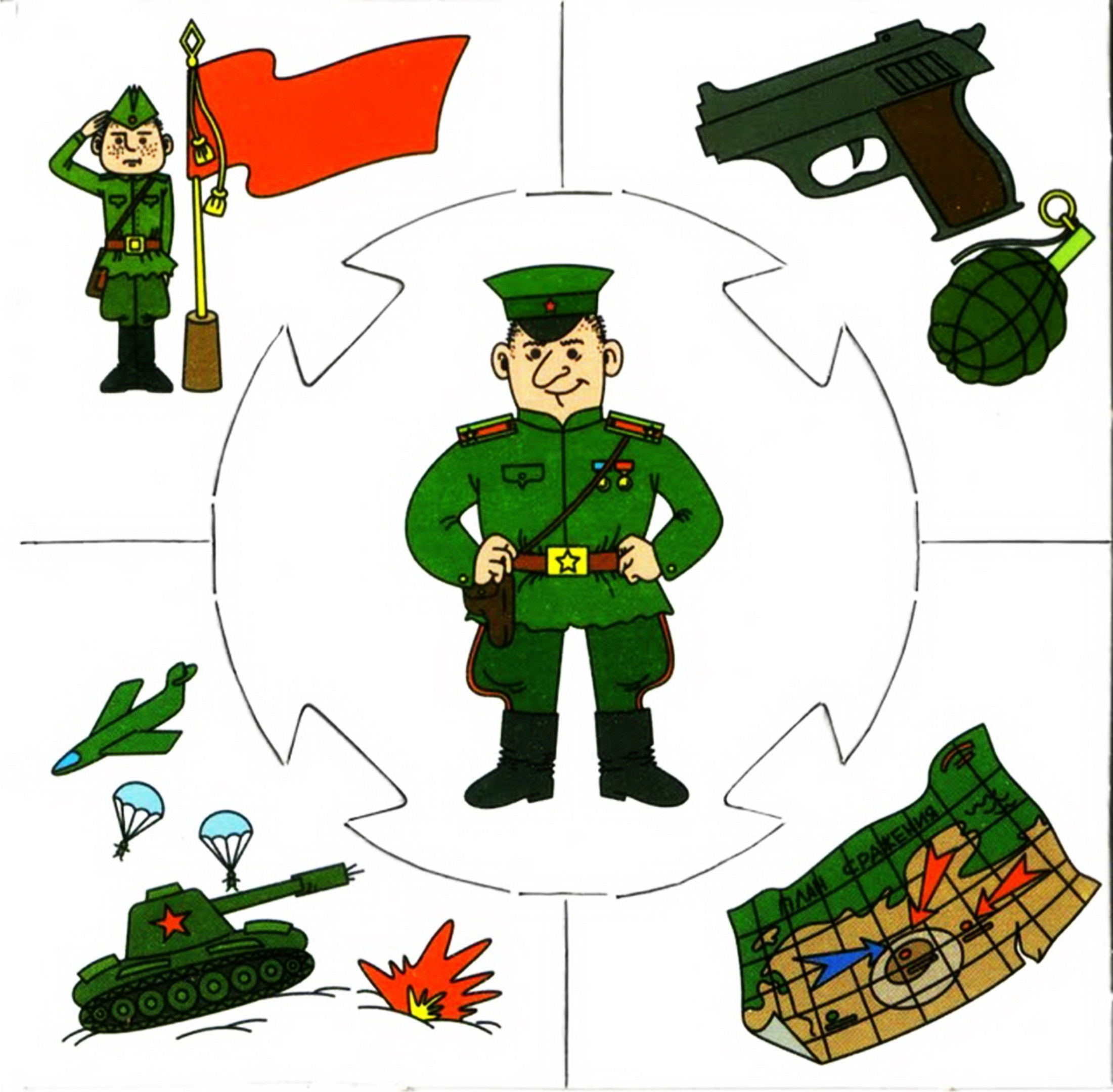 Военная тематика для детей дошкольного возраста