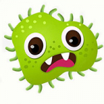 Раскраски Вирусы и бактерии