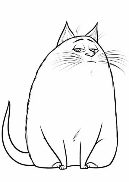 Хлоя кошка из мультфильма Тайная жизнь домашних животных