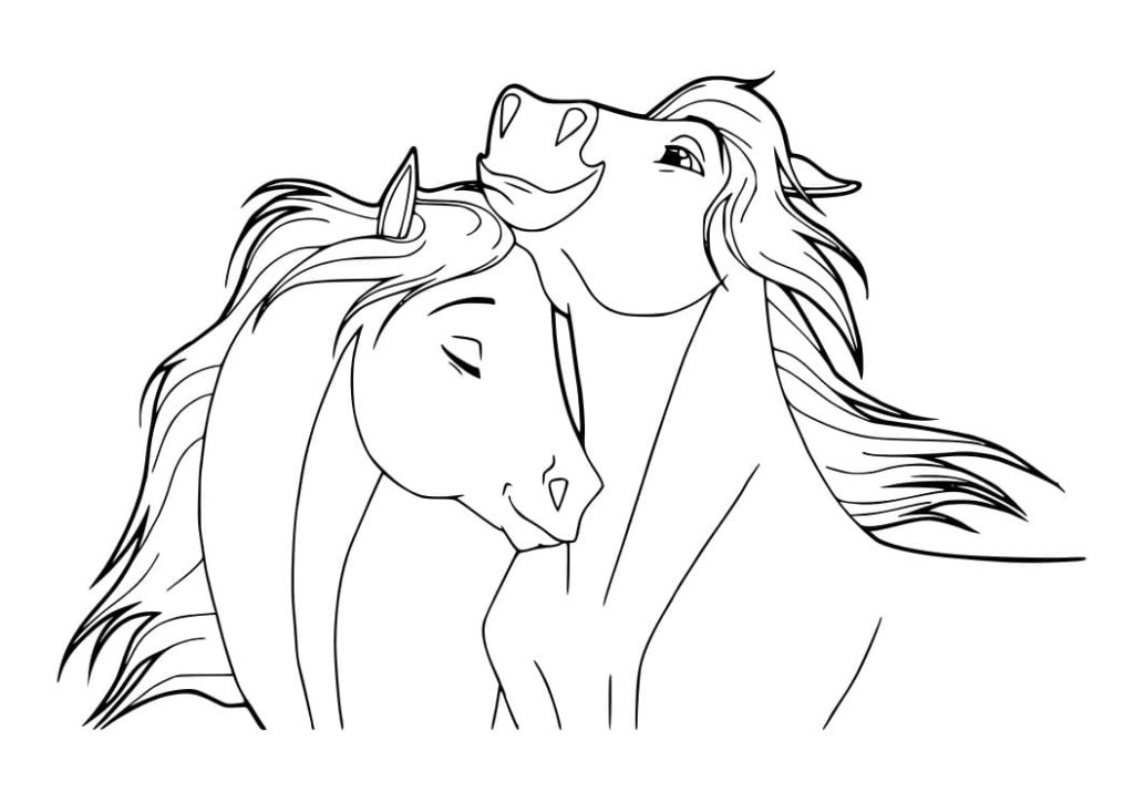 Влюбленные кони Спирит