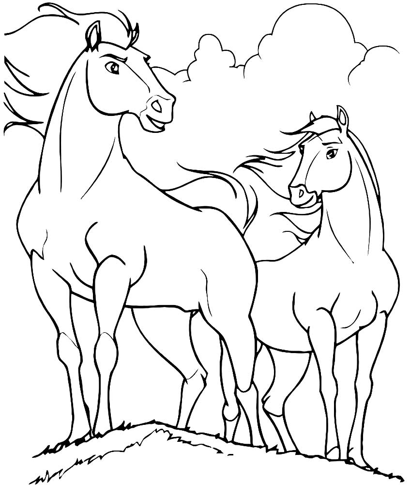 Две лошади Спирит