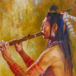 Индейская флейта и звуки леса