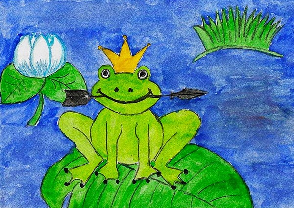Раскраски раскраска для девочек про царевну лягушку