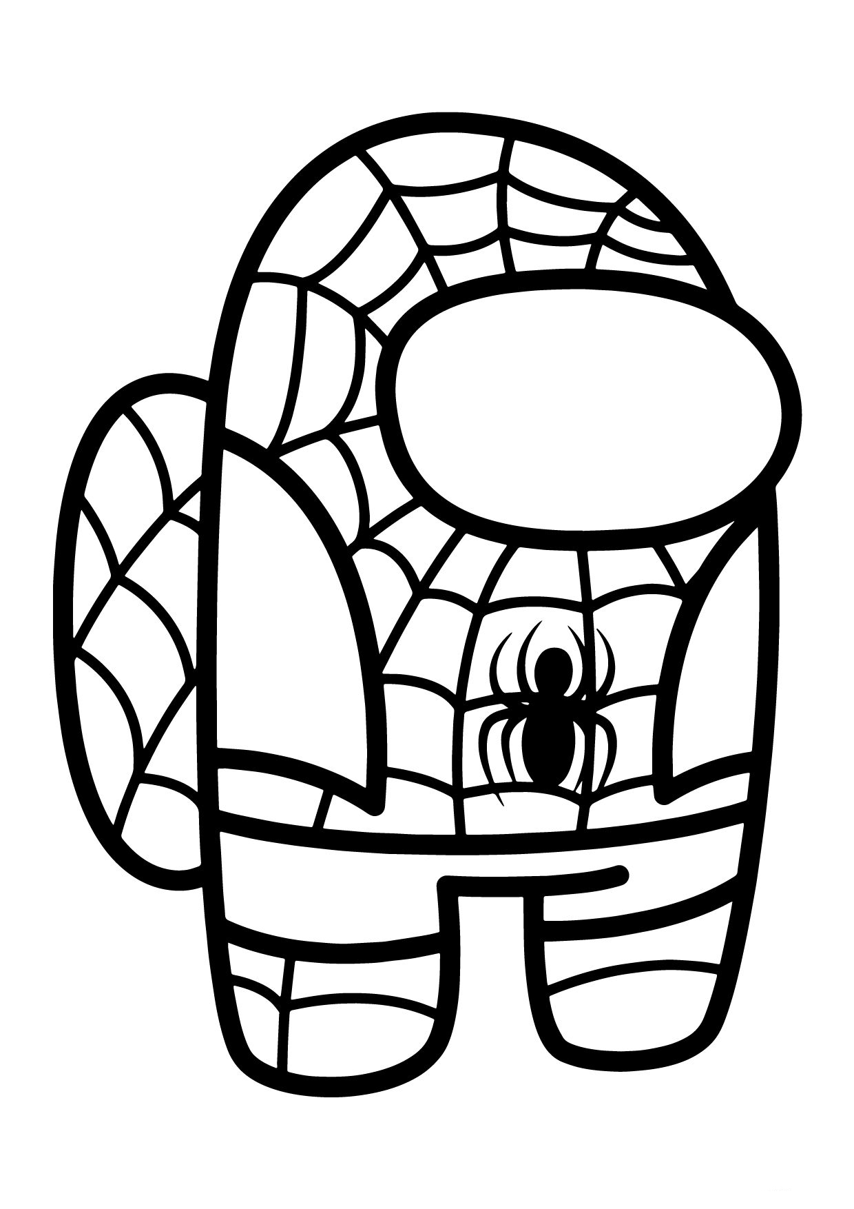 Амонг Ас в костюме Человека паука