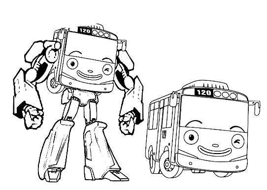 Автобус Тайо и Робот