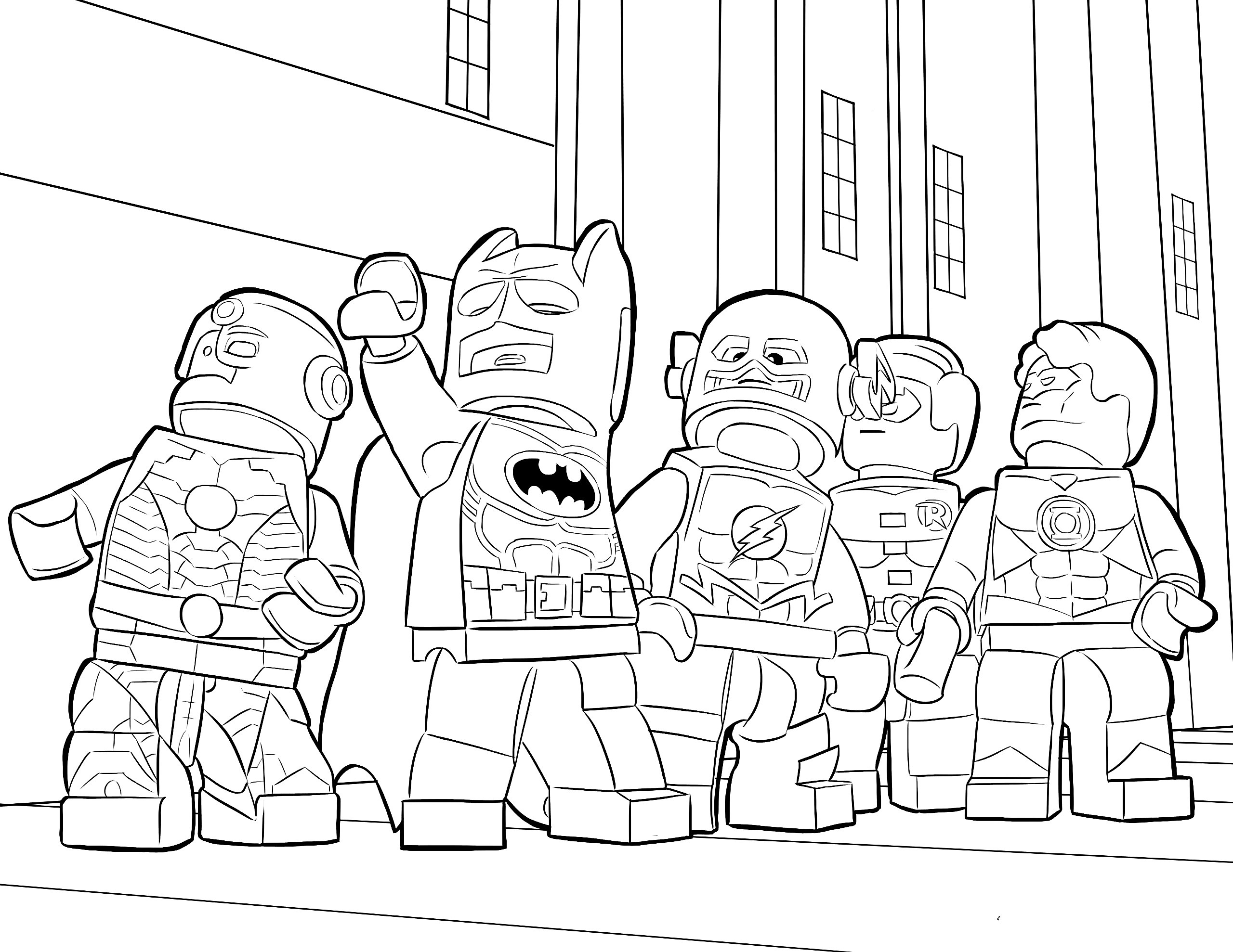 Герои Лиги Справлдливости в Лего